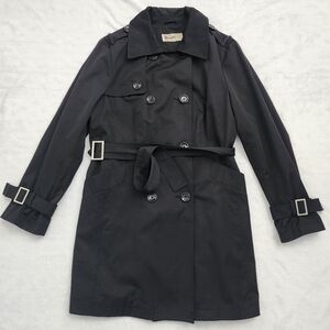MICHAEL KORS Women's Black‎ Double Breasted Trench Coat (See measurements)